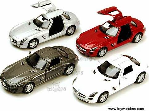 Mercedes-Benz SLS AMG Hardtop (1/36 scale die cast model car) (assorted colors)