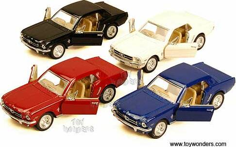 Ford Mustang Hardtop (1964 1/2, 1/36 scale die cast model car) (assorted colors)