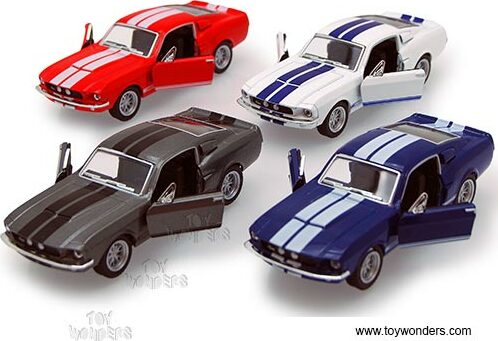 Shelby GT500 Hardtop (1967, 1/38 scale diecast model car) (assorted colors)