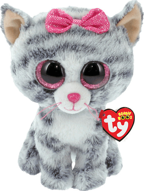 Kiki Large Grey Striped Cat Beanie Boos