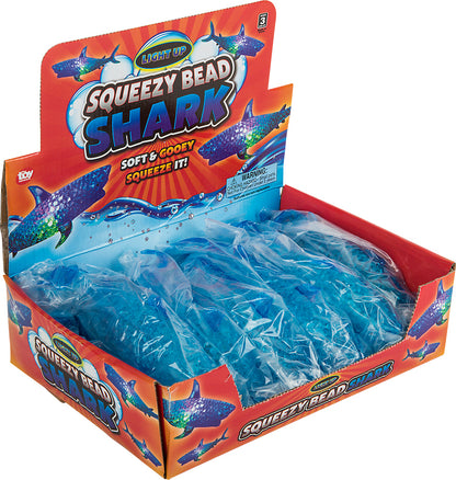 7.5" Light-up Squeezy Bead Shark