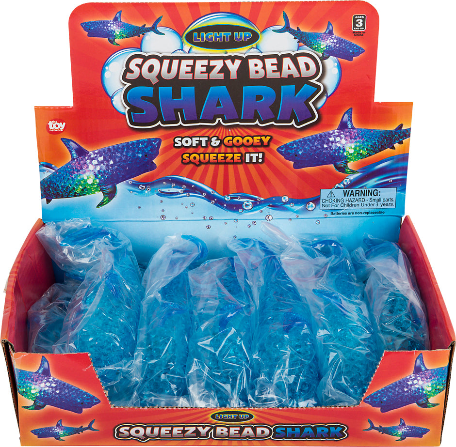 7.5" Light-up Squeezy Bead Shark