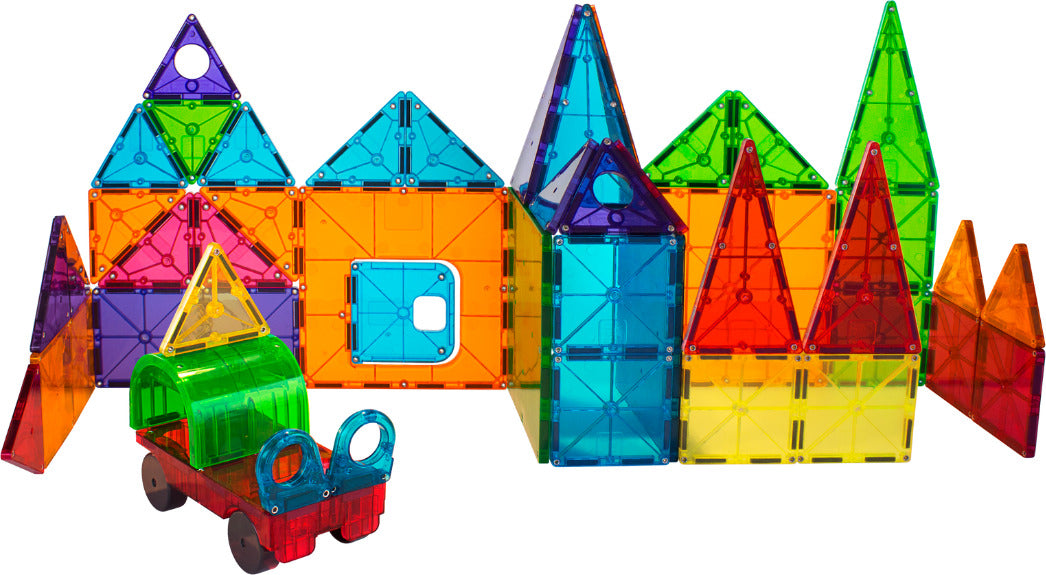 MAGNA-TILES DX 48-Piece Magnetic Construction Set, The ORIGINAL Magnetic Building Brand