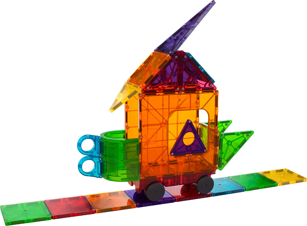 MAGNA-TILES DX 48-Piece Magnetic Construction Set, The ORIGINAL Magnetic Building Brand