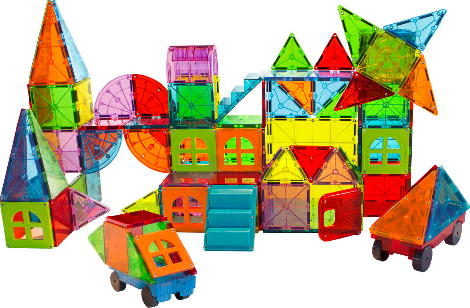 MAGNA-TILES Metropolis 110-Piece Magnetic Construction Set, The ORIGINAL Magnetic Building Brand