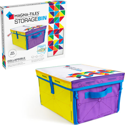 MAGNA-TILES Storage Bin & Interactive Play-Mat, The ORIGINAL Magnetic Building Brand