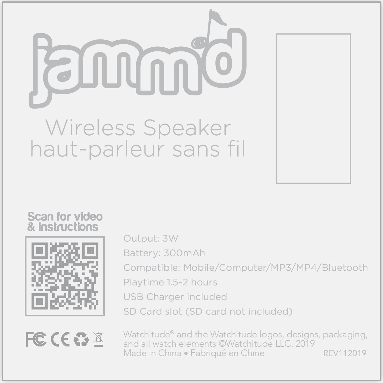 Unicorn World - Jamm'd by Watchitude - Bluetooth Speaker