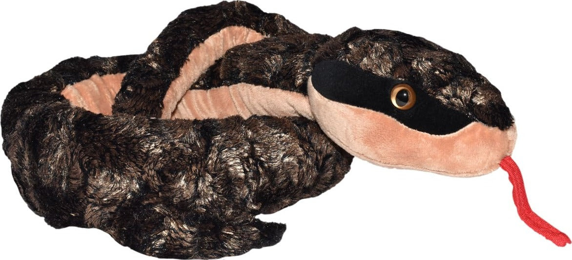 Copper Metal Heads Snake Stuffed Animal - 54"