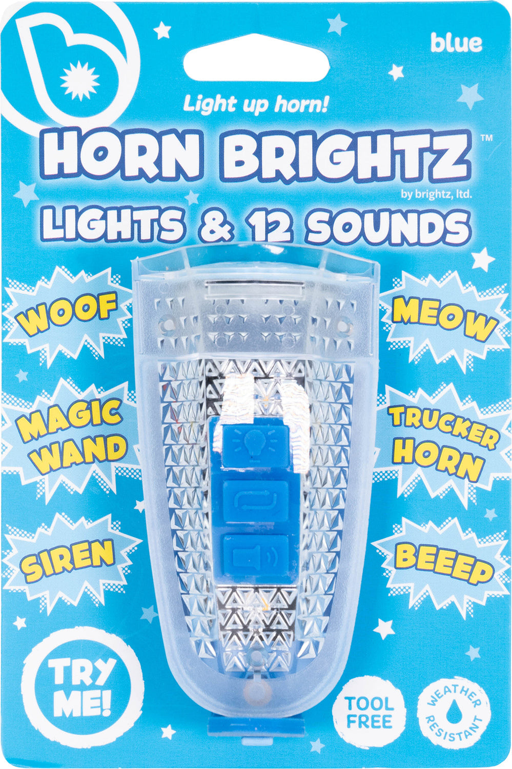 Hornbrightz Blue Kidz Color Changing Bicycle Horn