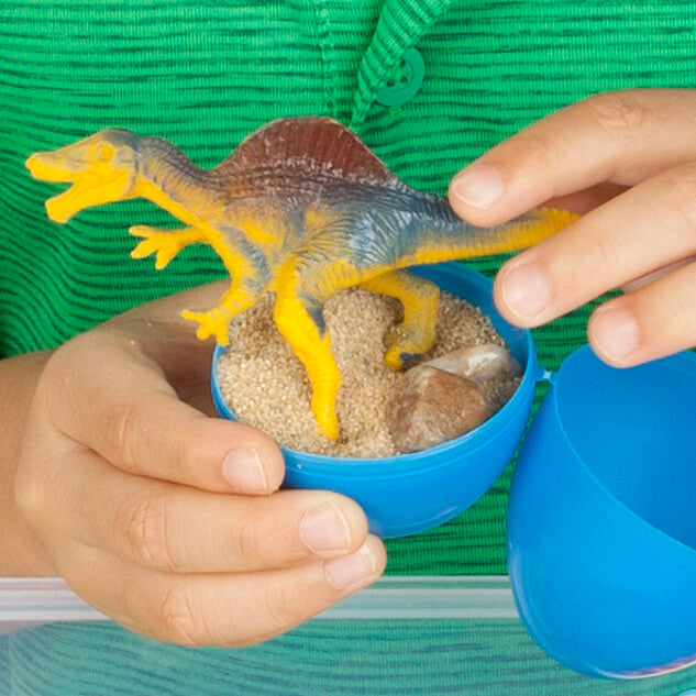 Sensory Bin Dinosaur Dig