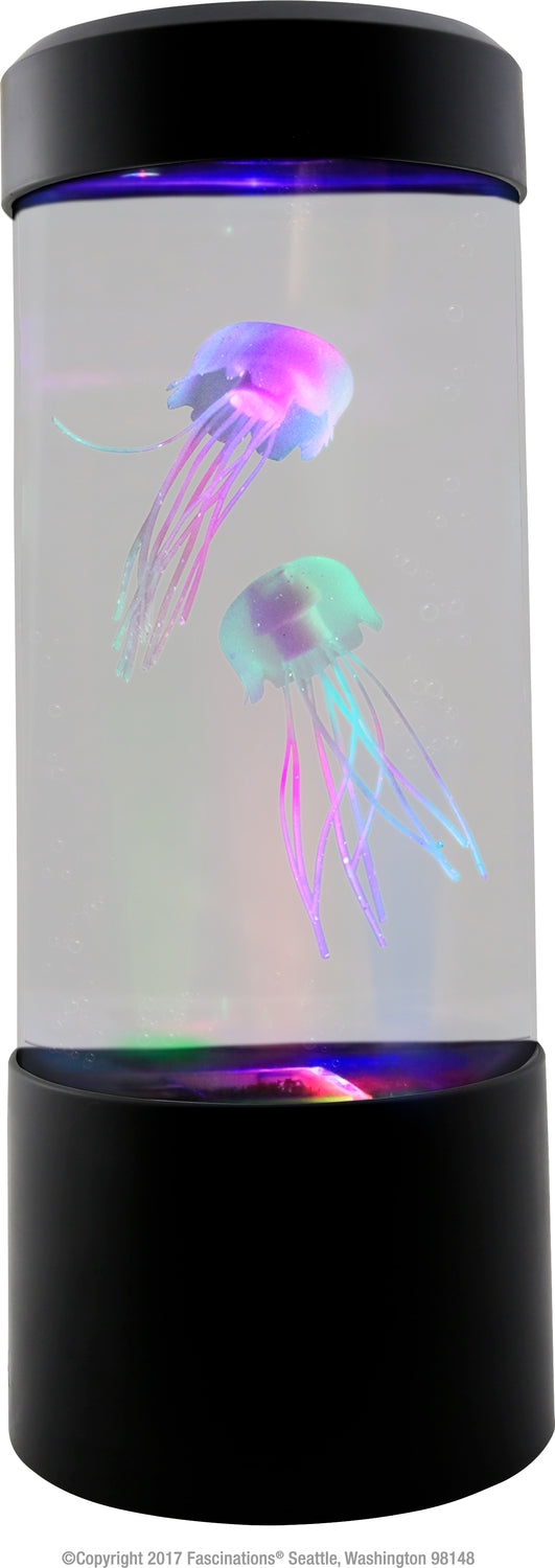 Jellyfish Lamp - Battery Operated (Dimensions: 8.5"High X 2.5" Round)