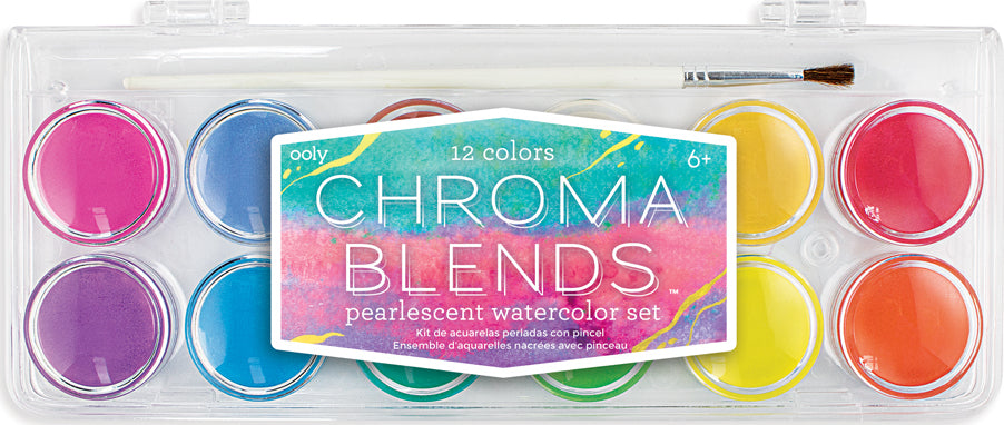 Chroma Blends Pearlescent Watercolor Set