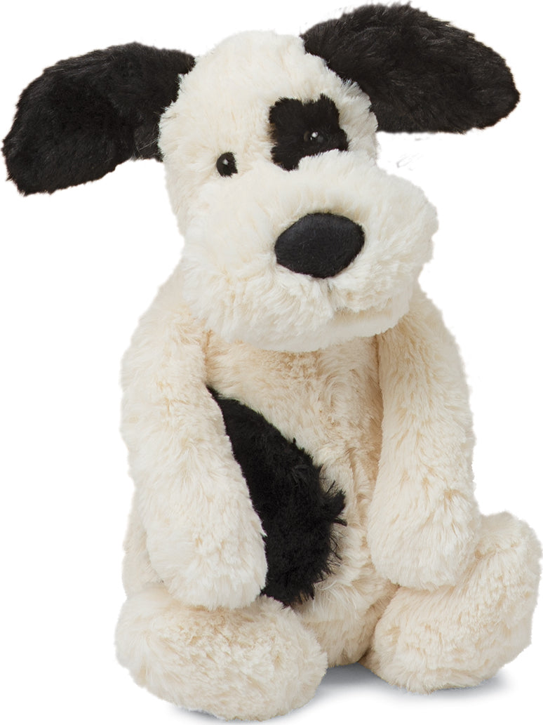 Bashful Black & Cream Puppy Medium