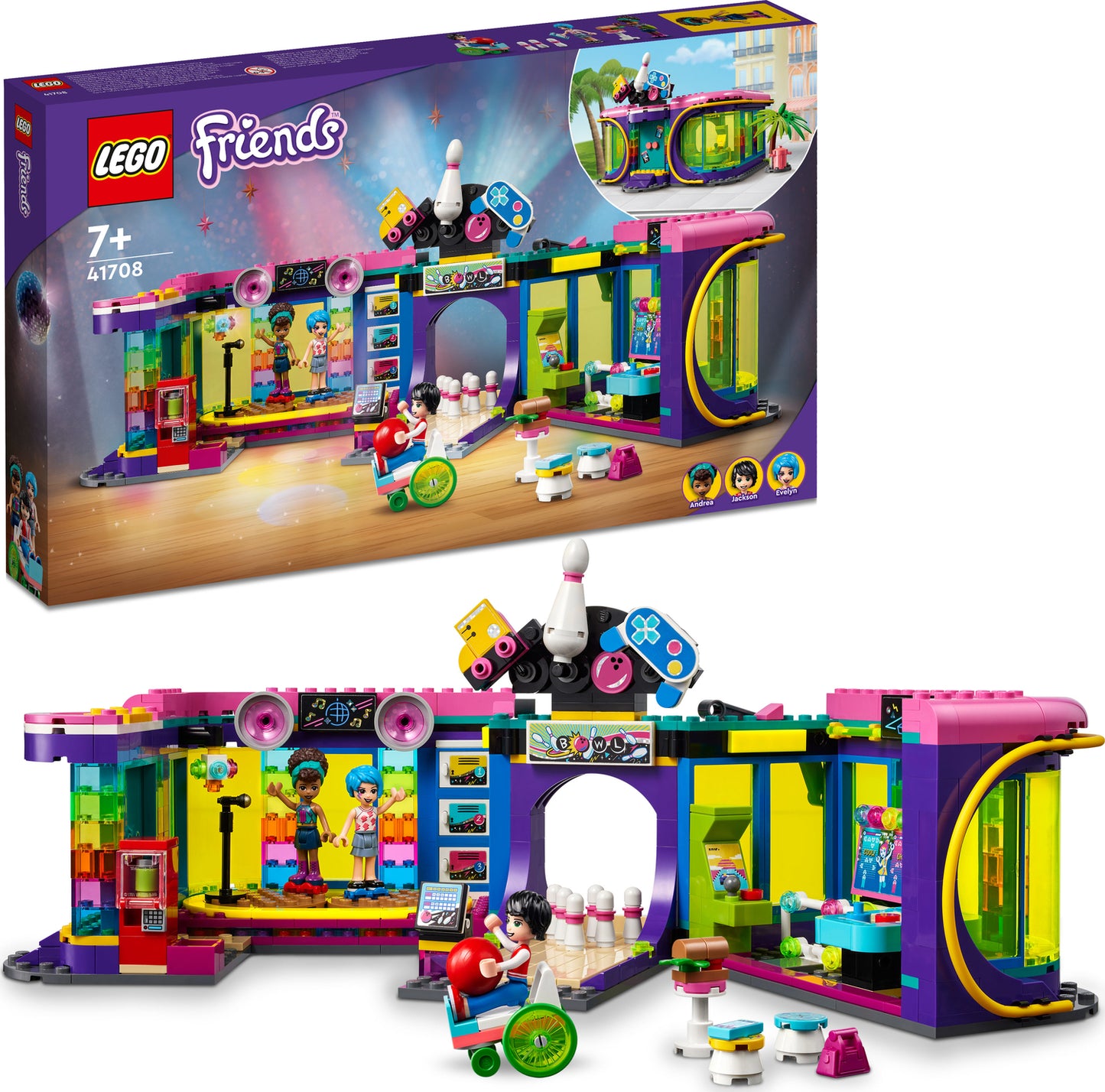 LEGO® Friends Roller Disco Arcade Set