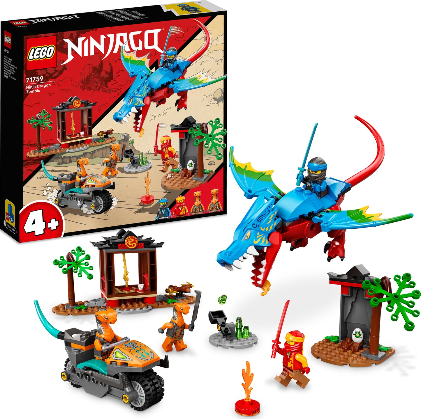 LEGO® NINJAGO Ninja Dragon Temple Building Set