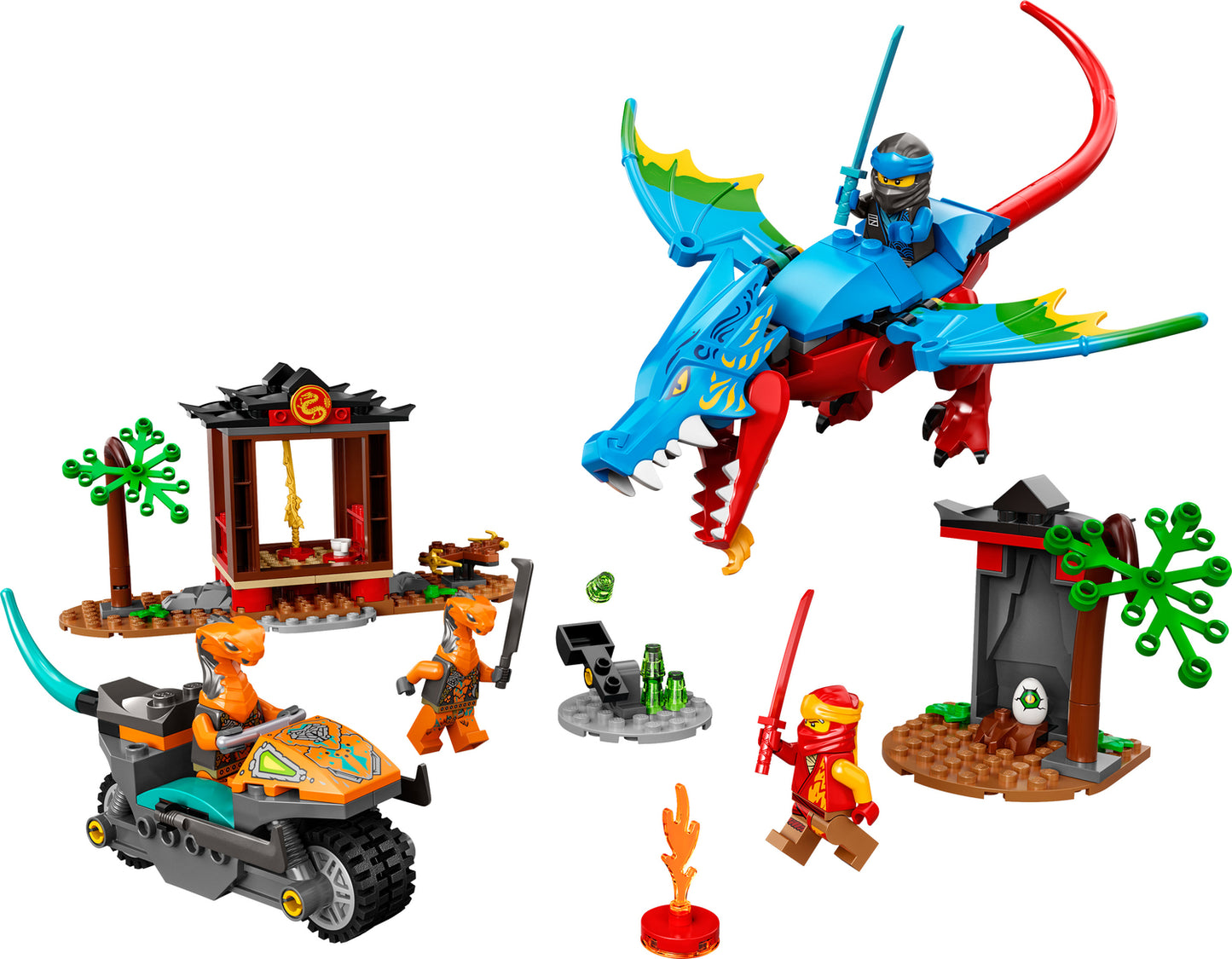 LEGO® NINJAGO Ninja Dragon Temple Building Set