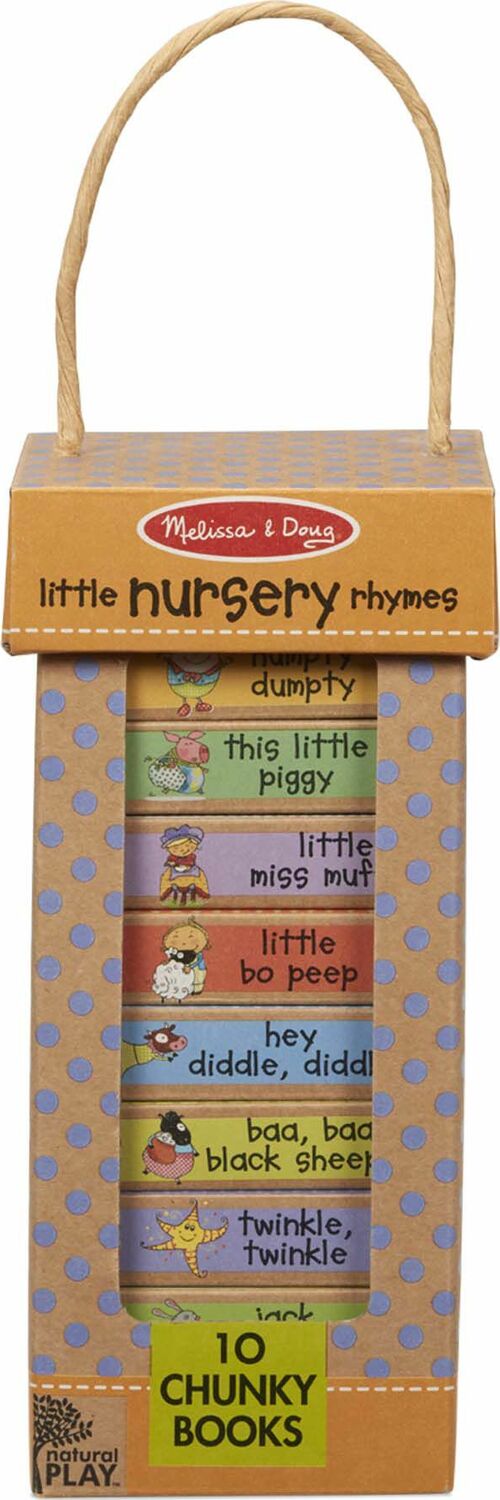 Natural Play Book Tower: Little Nursery Books