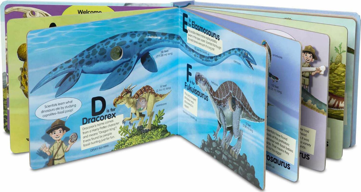 Poke-a-Dot - Dinosaurs A to Z Board Book