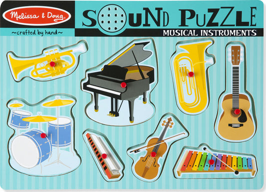 Musical Instruments Sound Puzzle - 8 Pieces