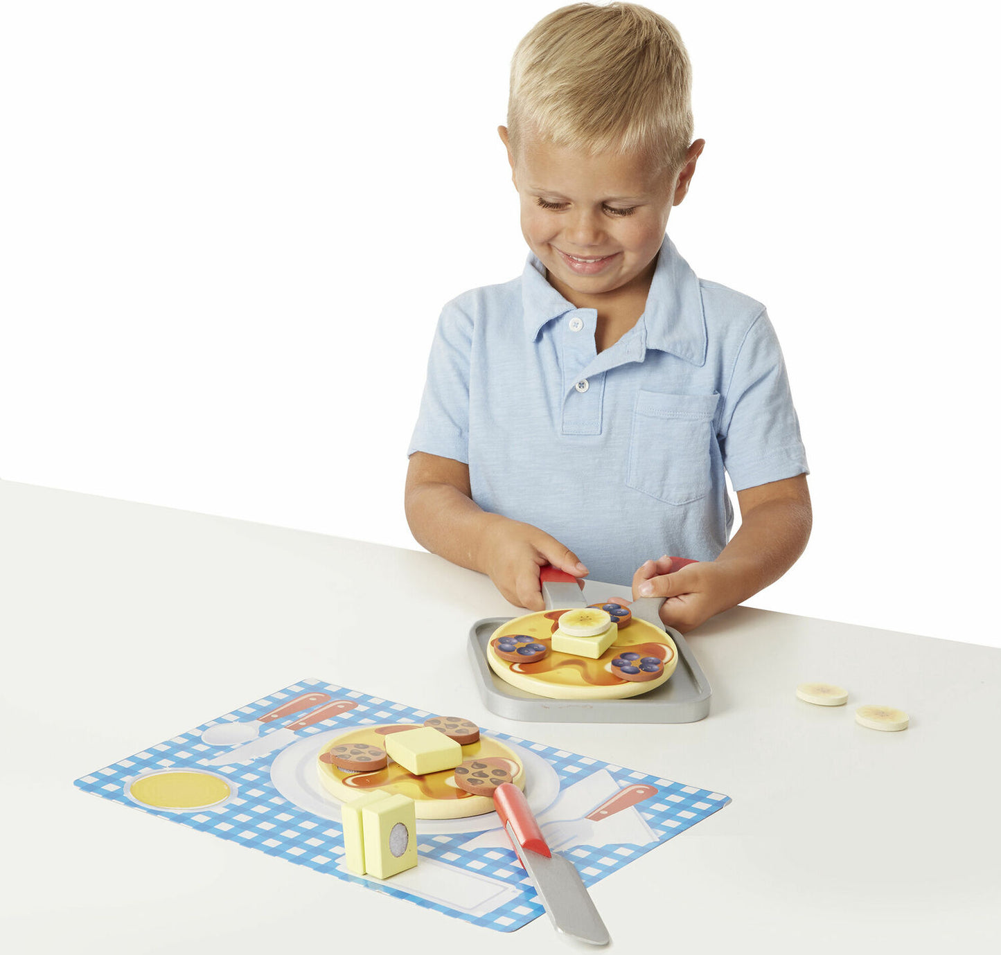 Flip & Serve Pancake Set - Wooden Play Food