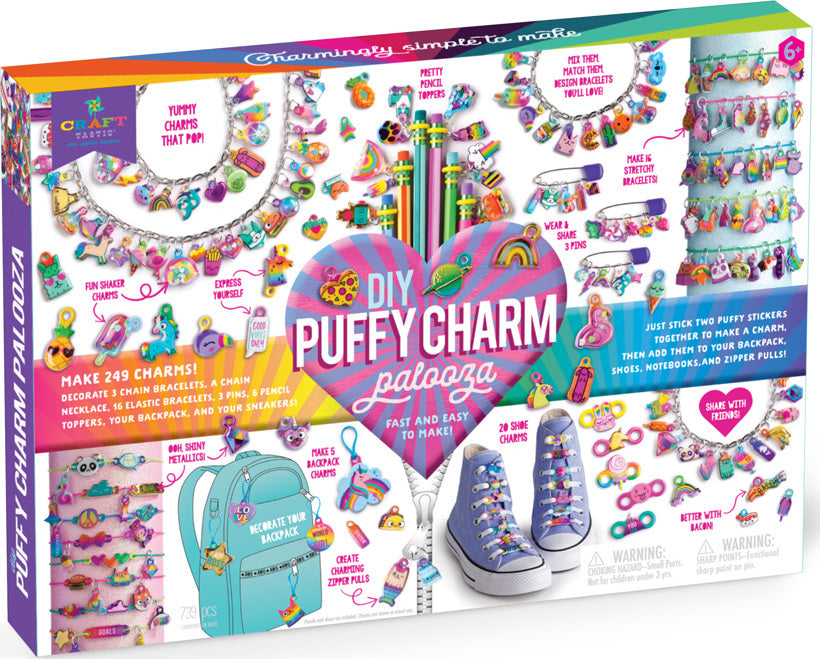 Craft-Tastic® Diy Puffy Charm Palooza