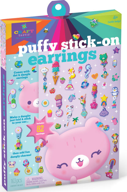 Craft-Tastic® Puffy Stick-On Earings