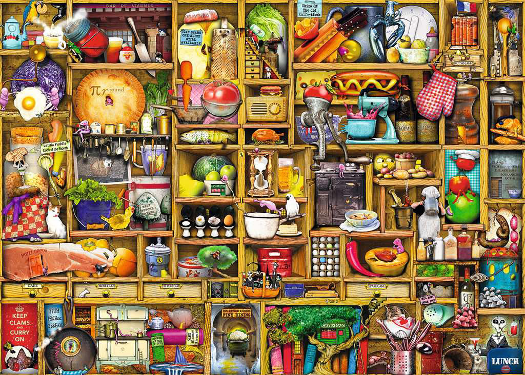 Kitchen Cupboard  (1000 pc Puzzle)