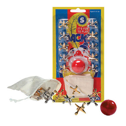 Jacks - The Classic Ball & Jacks game w Metal Jacks