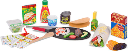 Melissa & Doug Fill & Fold Taco & Tortilla Set