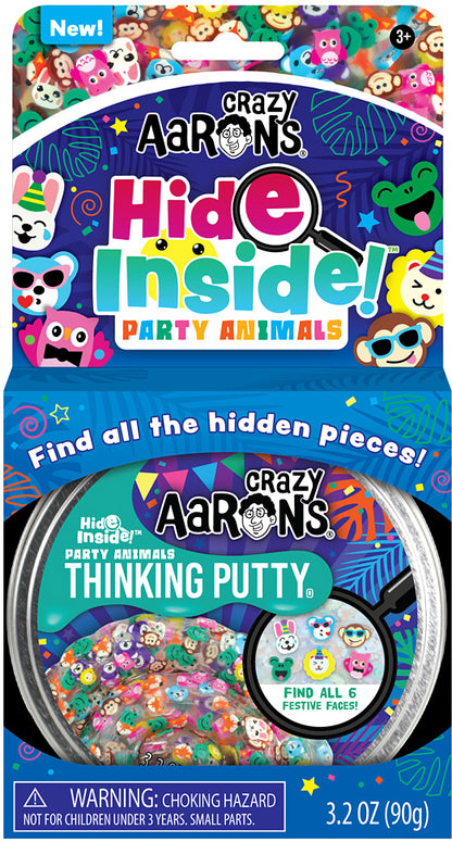 Hide Inside! Party Animal Thinking Putty