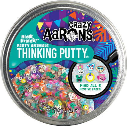 Hide Inside! Party Animal Thinking Putty