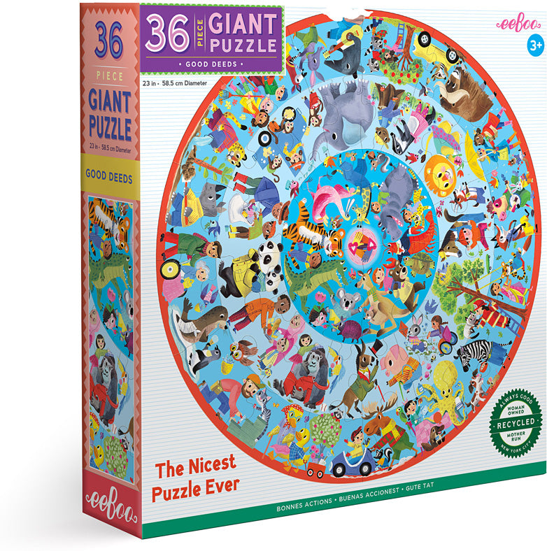 Good Deeds Giant Round Puzzle