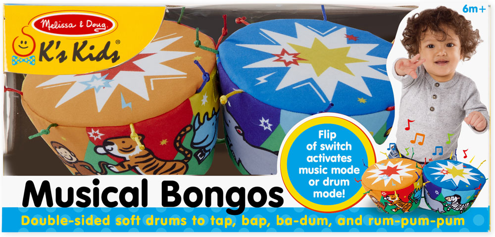 Melissa & Doug Musical Bongos