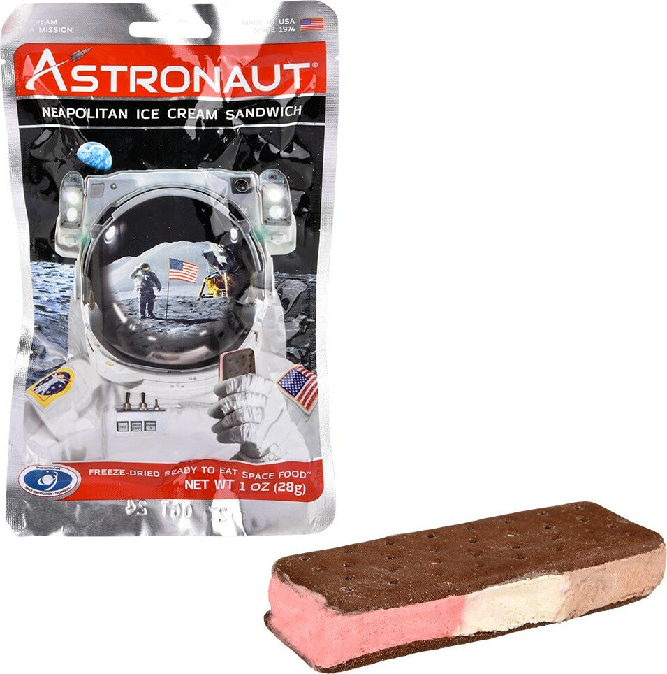 Astronaut Neapolitan Ice Cream Sandwich